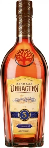 Коньяк Великая Династия, 3 zvezdy, 3 года, 0.5 л