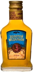 Коньяк Золотой медальон, 3 года, 0.25 л