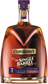 Коньяк Сингл Баррель, Старейшина, KV, 7 лет, 0.5 л