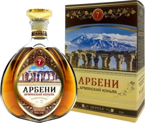 Коньяк Арбени, KV, 7 лет, 0.5 л (п/у)