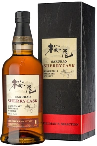Виски Single Malt Sherry Cask, Sakurao, 3 года, 0.7 л (п/у)