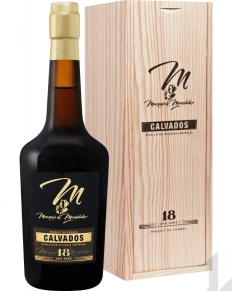 Кальвадос Marquis de Montdidier, 18 лет, 0.7 л (п/у)
