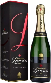 Шампанское Black Label Brut, Lanson, 0.75 л (п/у)