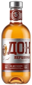 Ликер Перцовка настойка горькая, Дон-Батюшка, 0.5 л