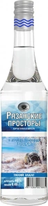 Водка Оригинальная, Рязанские Просторы, 0.45 л