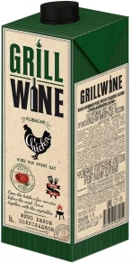 Вино Белое полусладкое, ГрильВайн, 1 л