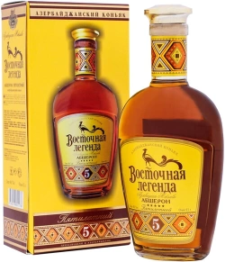 Коньяк Восточная легенда, 5 Stars, 5 лет, 0.5 л (п/у)