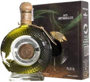 Текила Plata, Dos Armadillos, 0.75 л (п/у)
