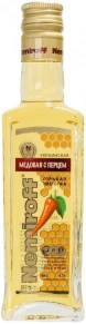 Водка Украинская Медовая с перцем, Немирофф, 0.1 л