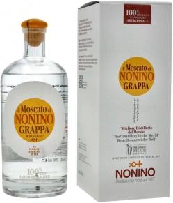 Граппа Il Moscato di Nonino Monovitigno, 6-12 месяцев, 0.7 л (п/у)