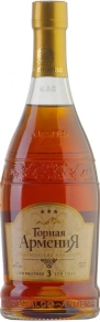 Коньяк Горная Армения, 3 zvezdy, 3 года, 0.5 л