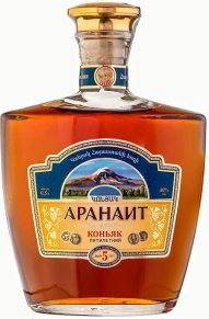 Коньяк Аранаит, 5 звёзд, 5 лет, 0.5 л