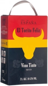 Вино Tinto Seco, El Torito Feliz, 2 л