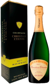 Шампанское Blanc de Blancs Brut, Christian Etienne, 2020, 0.75 л (п/у)