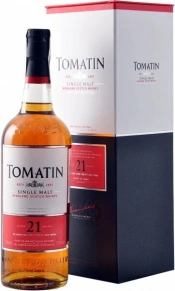 Виски Tomatin, 21 год, 0.7 л (п/у)