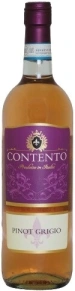 Вино Pinot Grigio Rose delle Venezie, Contento, DOC, 0.75 л