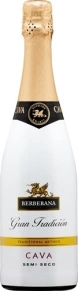 Игристое вино Gran Tradicion Cava Semi Seco, Berberana, DO, 0.75 л