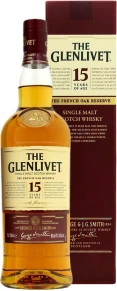 Виски French Oak Reserve, Glenlivet, 15 лет, 0.7 л (п/у)