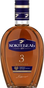 Коньяк Коктебель, 3 года, 0.25 л