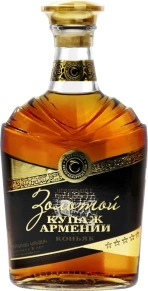 Коньяк Золотой Купаж Армении, 5 лет, 0.5 л