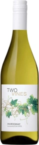 Вино Chardonnay, Two Vines, 2018, 0.75 л