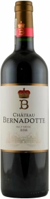 Вино Haut-Medoc, Chateau Bernadotte, AOC, 2016, 0.75 л