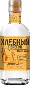 Водка Ячменный Дистиллят, Хлебный Перегон, 0.5 л