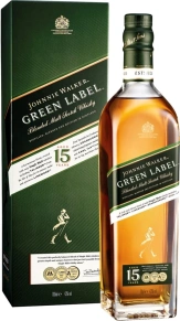 Виски Green Label, Johnnie Walker, 15 лет, 0.7 л (п/у)