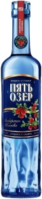 Водка Сибирская Клюква, Пять Озер, 0.5 л