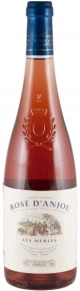 Вино Rose d'Anjou Les Merles, Foucher Lebrun, 2009, 0.75 л