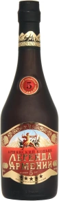 Коньяк Легенда Армении, 5 zvezd, 5 лет, 0.7 л