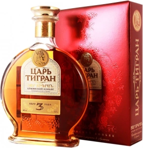 Коньяк Царь Тигран, 3 года, 0.7 л (п/у)