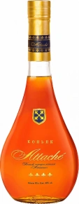 Коньяк Атташе, 4 года, 0.5 л