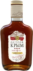 Коньяк Остров Крым, 4 звезды, 4 года, 0.25 л