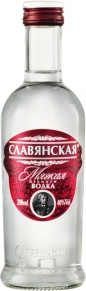 Водка Мягкая на березовых почках, Славянская, 0.25 л