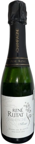Шампанское Blanc de Blancs Premier Cru, Champagne Rene Rutat, AOC, 2021, 0.375 л
