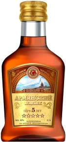 Коньяк Армянский коньяк, 5 zvezd, 5 лет, 0.1 л