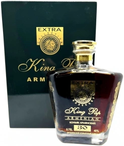 Коньяк, Царь Пап, Extra, 30 лет, 0.75 л (п/у)