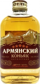 Коньяк Armenian Cognac, Agatat Gold, 5 zvezd, 5 лет, 0.2 л