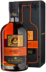 Ром Barbados, Rum Nation, 8 лет, 0.7 л (п/у)