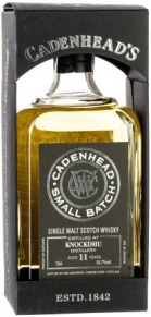 Виски Knockdhu, Cadenhead, 11 лет, 0.7 л (п/у)