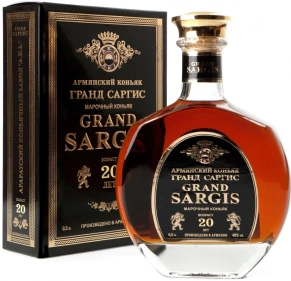Коньяк Grand Sargis, KS, 20 лет, 0.5 л (п/у)