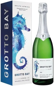 Игристое вино Sauvignon Blanc Select Extra Brut, Grotto Bay, 2022, 0.75 л (п/у)