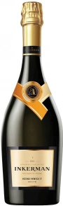 Игристое вино Белое полусладкое, Инкерман, 0.75 л