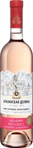 Вино Алазанская Долина Розовое, Бетанели, 0.75 л