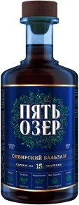 Ликер Сибирский бальзам, Пять Озер, 0.5 л