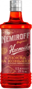 Ликер Cranberry with Cognac, Nemiroff, 0.5 л