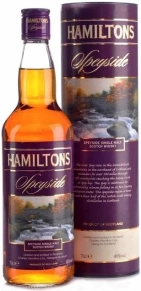 Виски Speyside, Hamiltons, 0.7 л