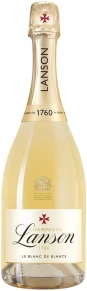 Шампанское Le Blanc de Blancs Brut, Lanson, AOC, 2017, 0.75 л