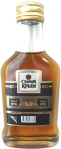 Коньяк Старый Крым, 5 лет, 0.1 л